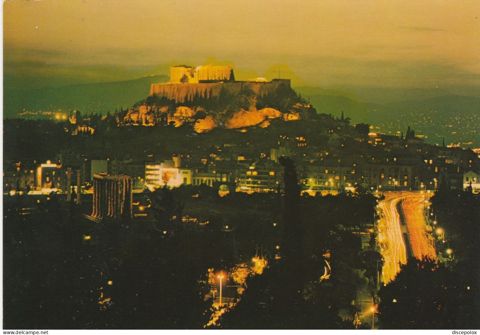 U5860 Athenai Athens Athenes Atene Athen - Akropolis Acropoli Akropole - Night Nuit Nacht Notte Noche / Non Viaggiata - Greece