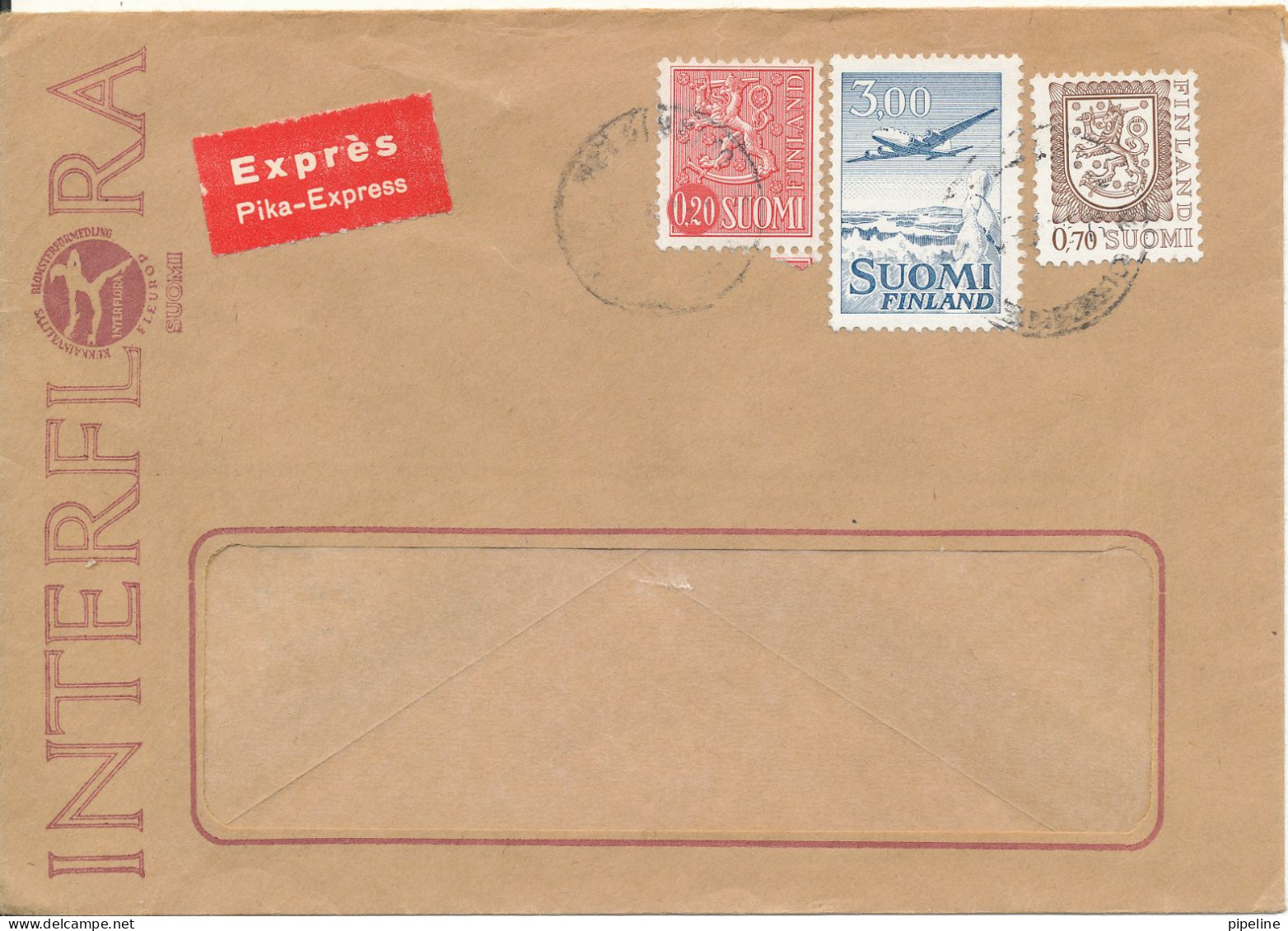 Finland Cover Sent Express To Switzerland And Received Zürich 6-3-1975 - Storia Postale