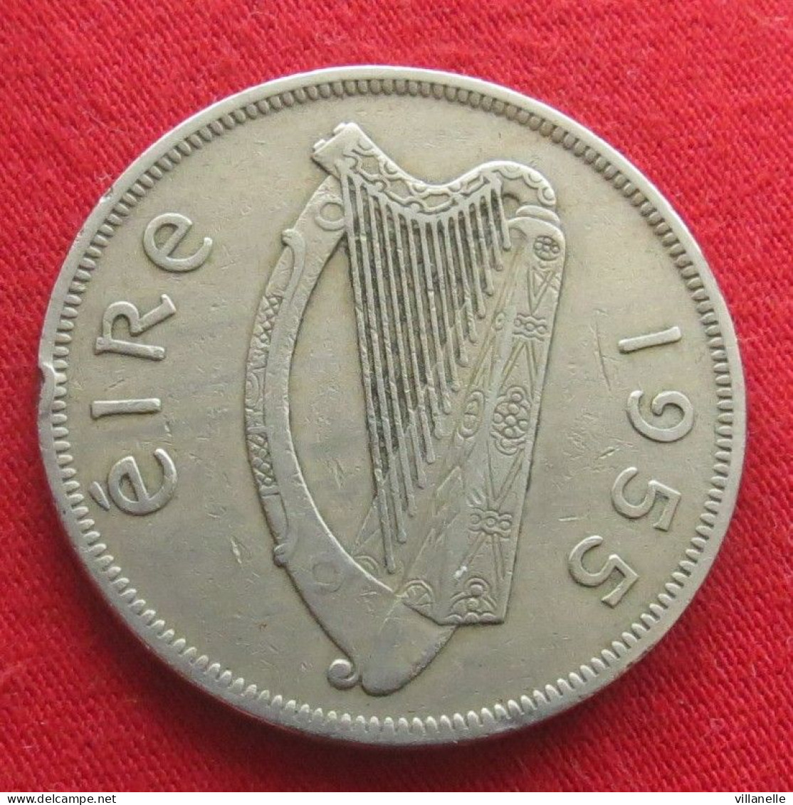 Ireland 2 Shiling 6 Pence Half Crown 1955  Irlanda Irlande Ierland Eire W ºº - Ierland