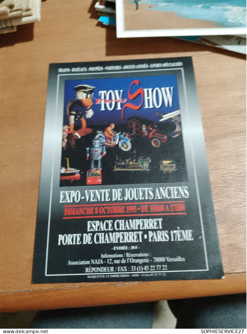 549 // TOY SHOW PARIS / EXPO-VENTE DE JOUETS ANCIENS 1995 - Expositions