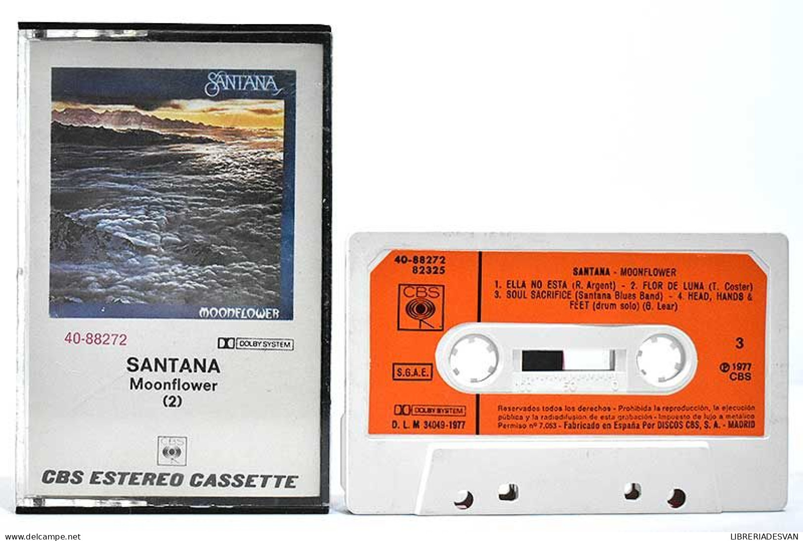 Santana - Mooflower (2). Casete - Audio Tapes