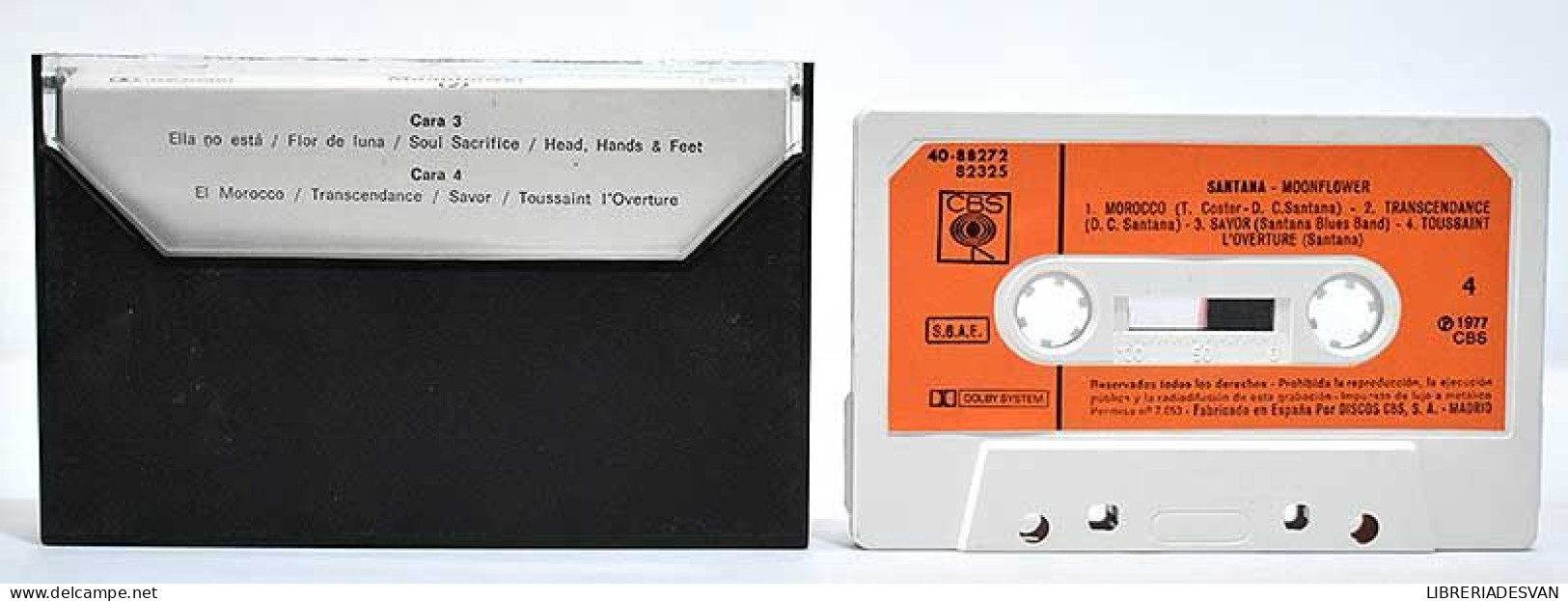 Santana - Mooflower (2). Casete - Audio Tapes
