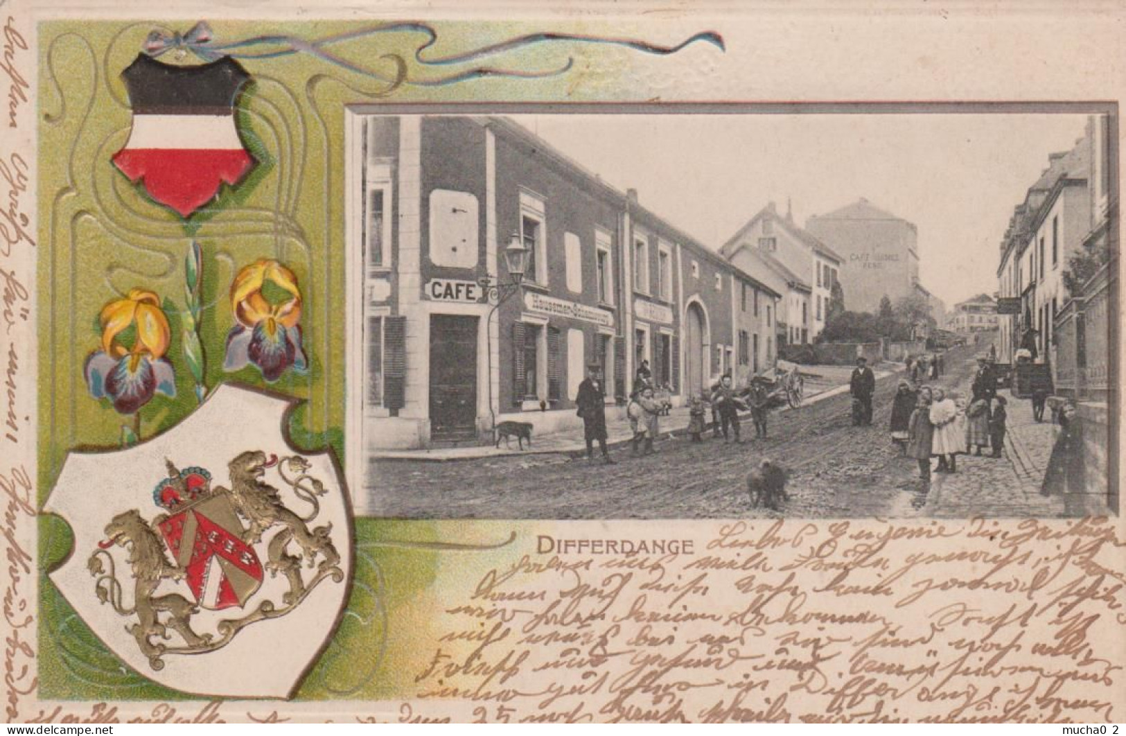 DIFFERDANGE - VUE ANIMEE - CARTE GAUFREE - Differdange