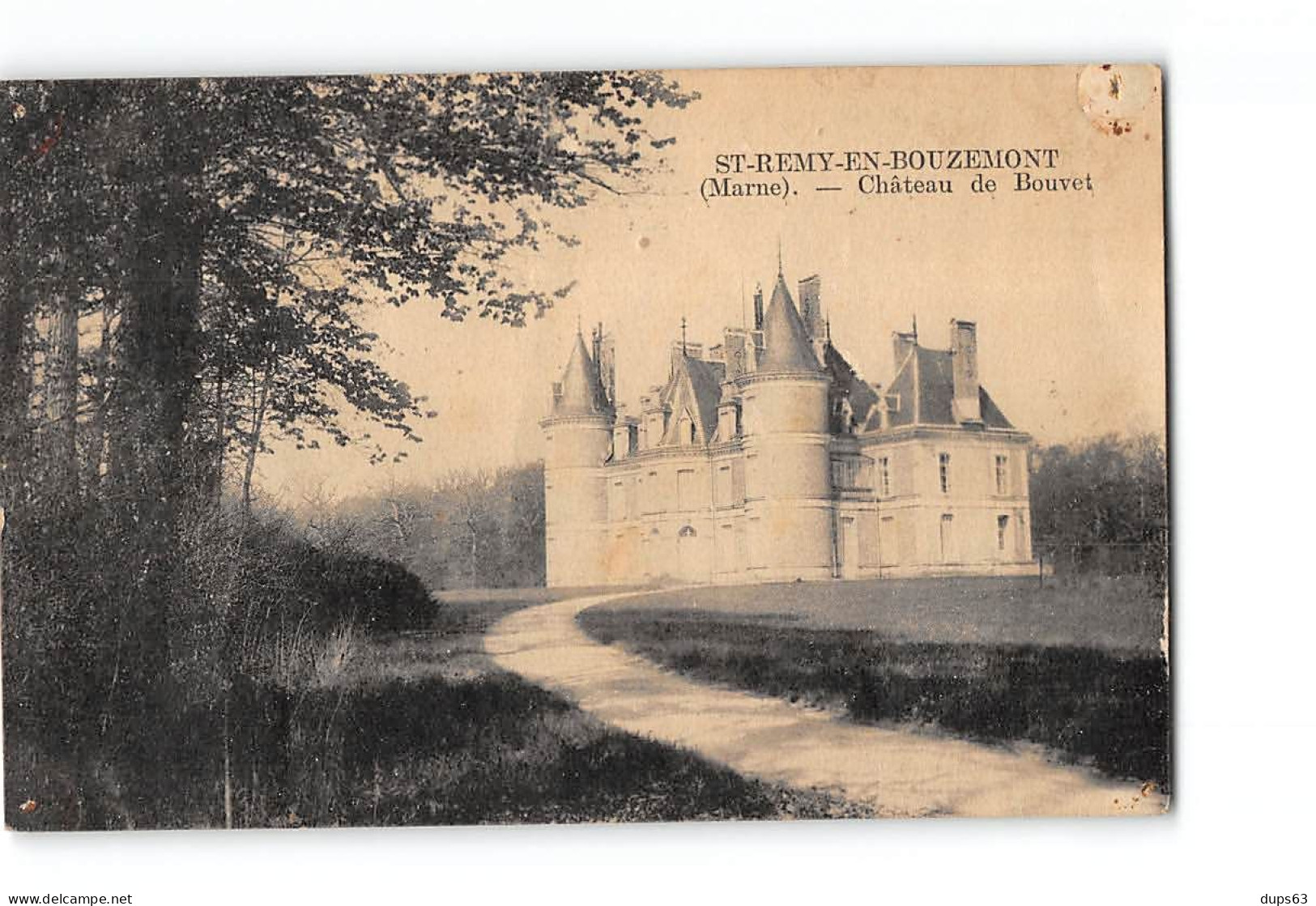 SAINT REMY EN BOUZEMONT - Château De Bouvet - état - Saint Remy En Bouzemont
