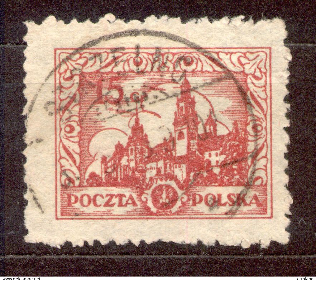 Polska Polen 1925, Michel-Nr. 238 I O STRZELNO - Usati