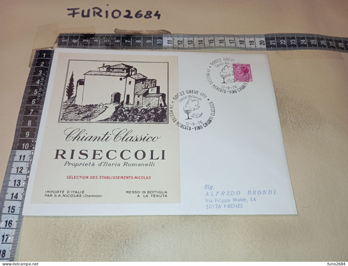 HB12200 CHIANTI CLASSICO RISECCOLI PROPRIETA' D'ILARIA ROMANELLI - Other & Unclassified