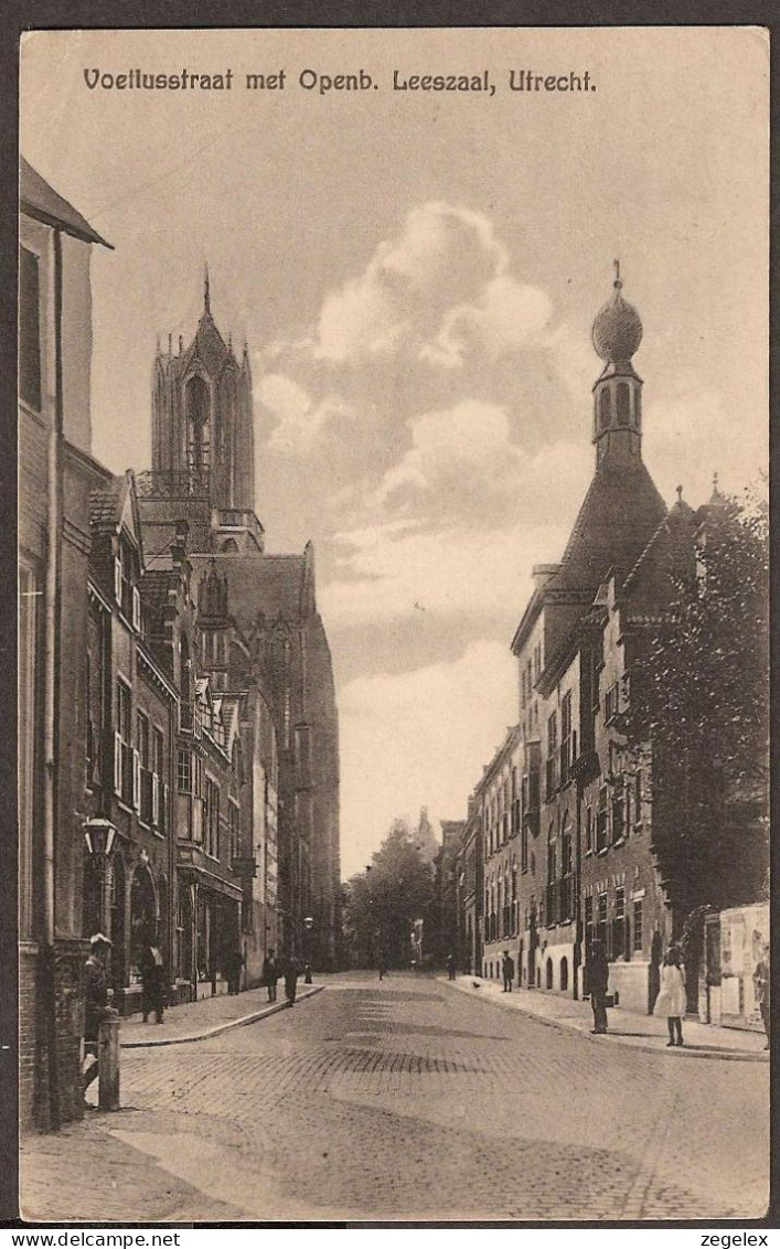 Utrecht, Voetlusstraat Met Openbare Leeszaal - 1935 - Utrecht