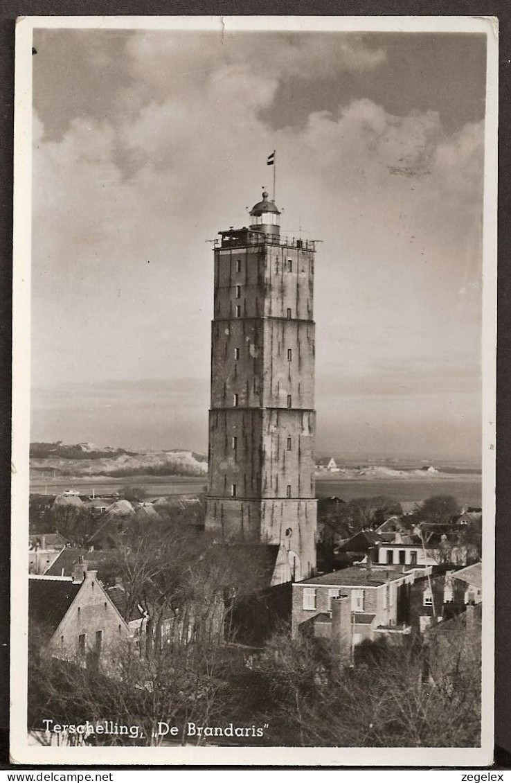 West Terschelling Met Vuurtoren "Brandaris" - 1951 - Leuchtturm, Phare, Lighthouse - Terschelling