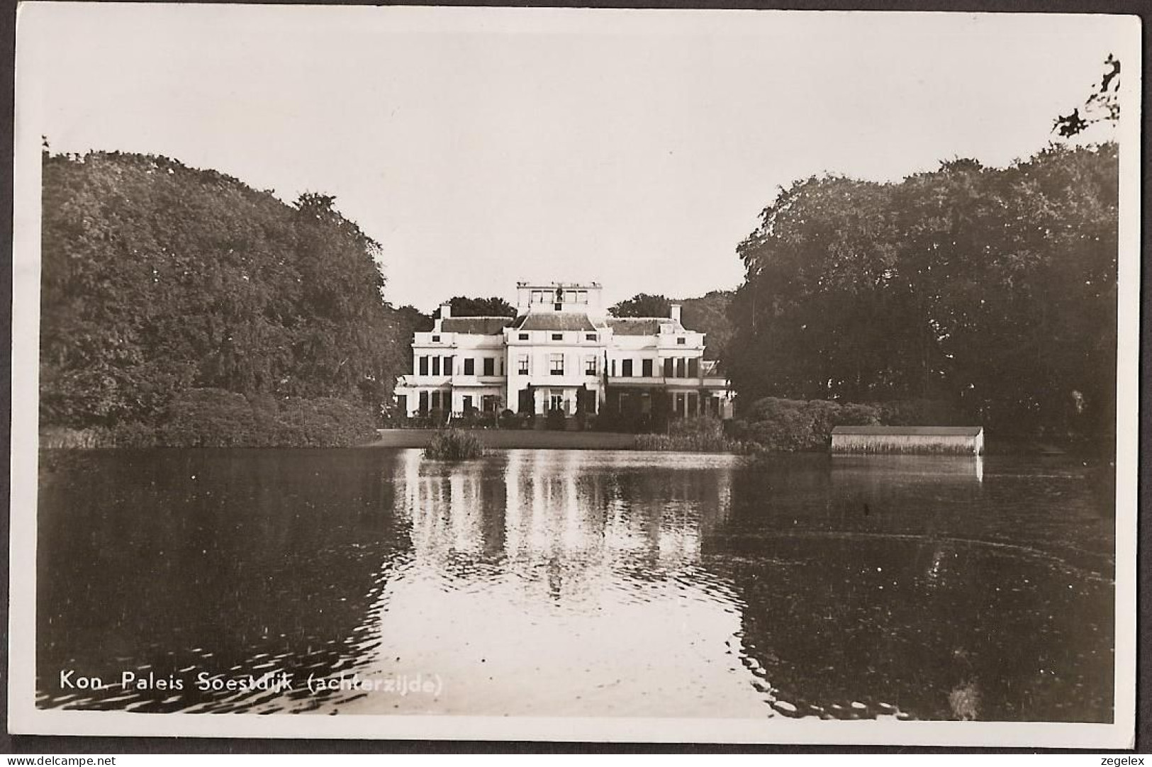 Soestdijk - Koninklijk Paleis - ACHTERZIJDE - 1948 - Soestdijk