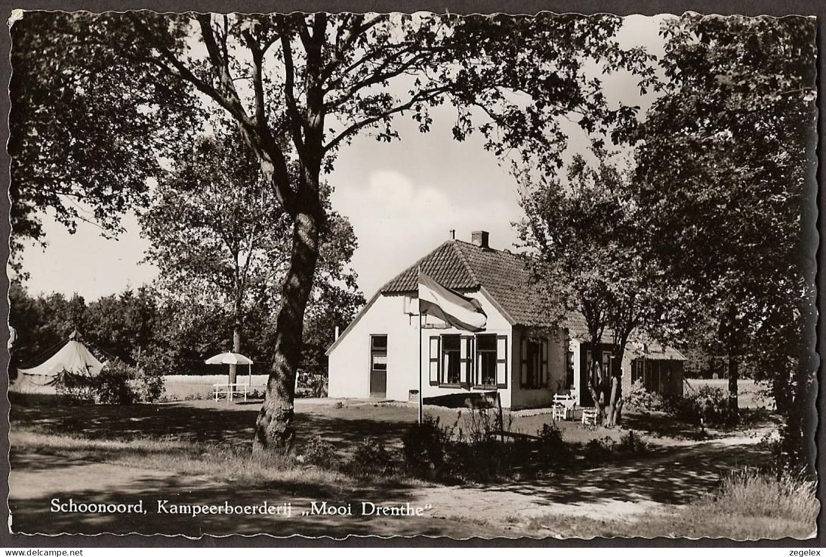 Schoonoord, Kampeerboerderij "Mooi Drenthe" 1961 - Autres & Non Classés