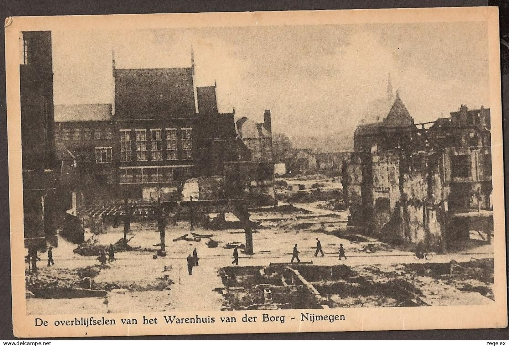 Nijmegen - De Overblijfselen Van Het Warenhuis Van Der Borg - Na Bombardement 2e Wereldoorlog - WW-II - Nijmegen