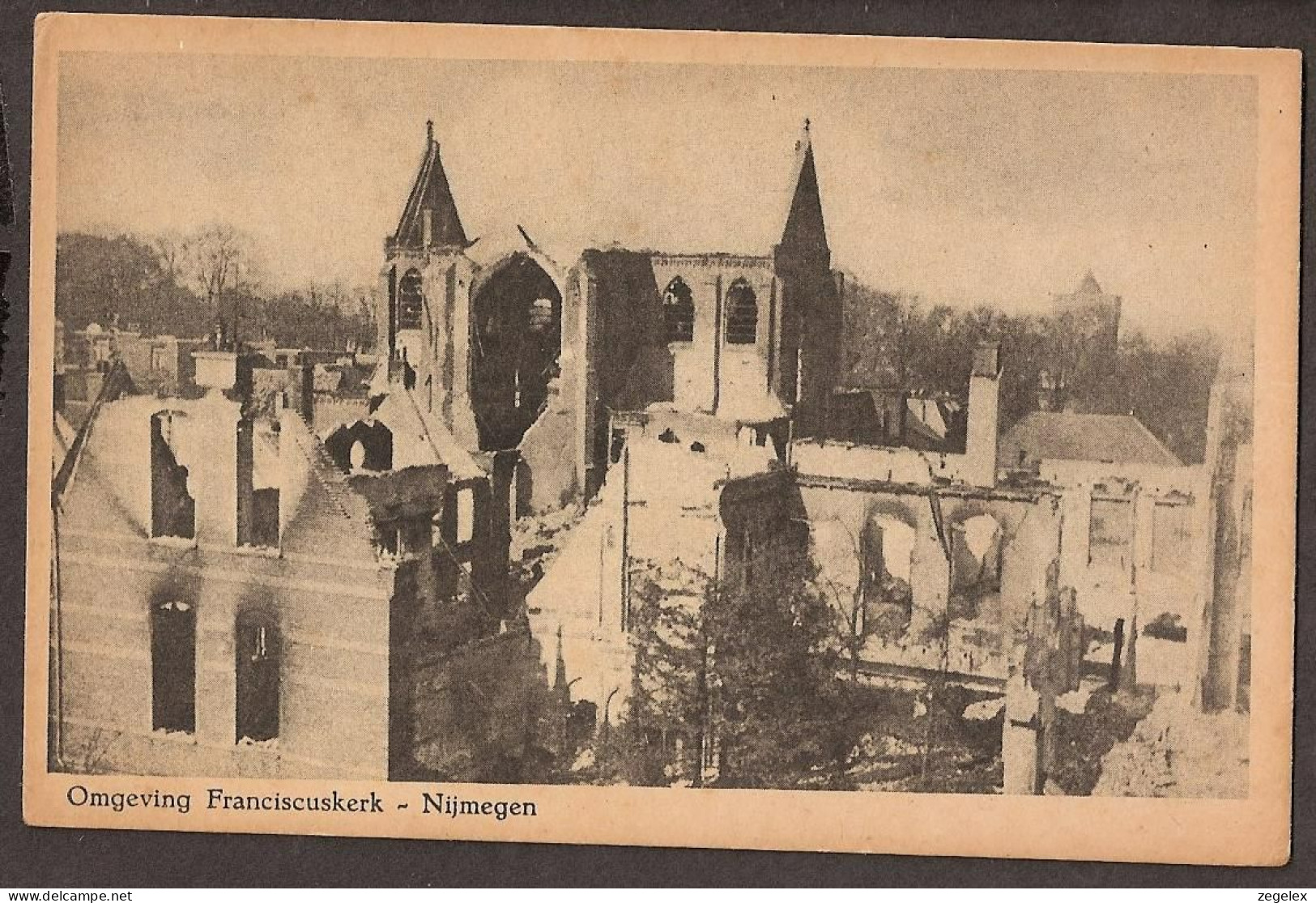 Nijmegen - Omgeving Franciscuskerk - Na Bombardement 2e Wereldoorlog - WW-II - Nijmegen
