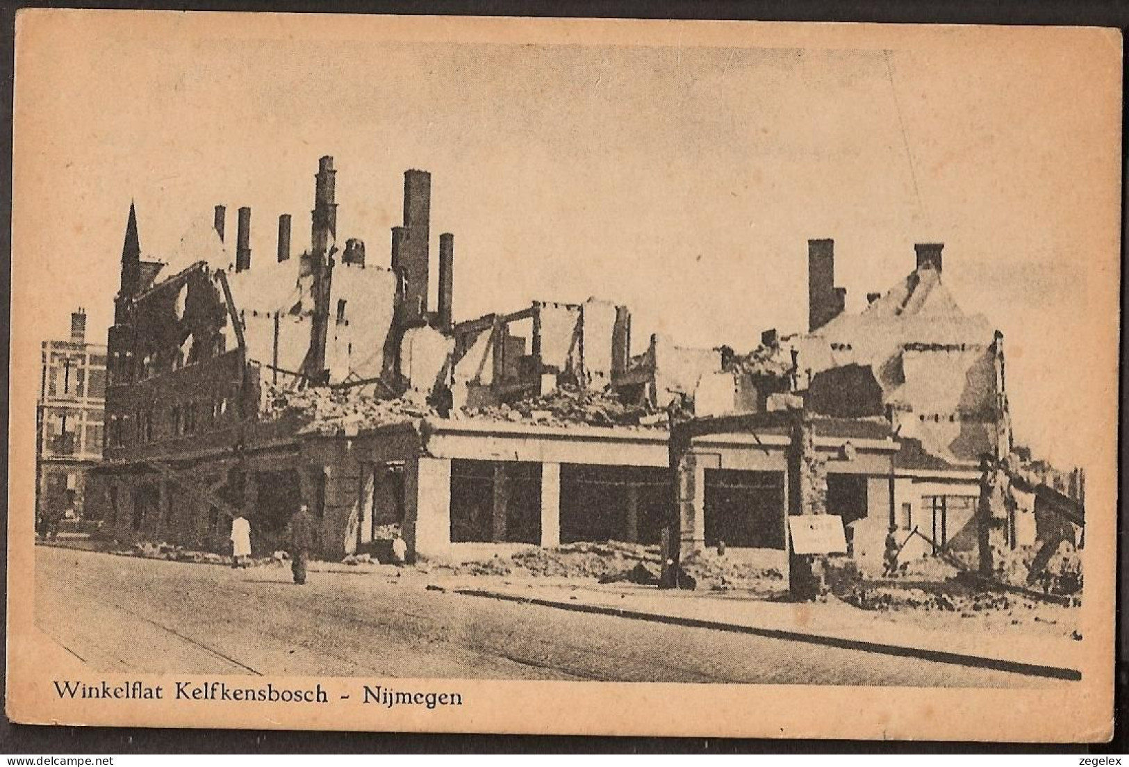 Nijmegen - Winkelflat Kelfkensbosch - Na Bombardement 2e Wereldoorlog - WW-II - Nijmegen