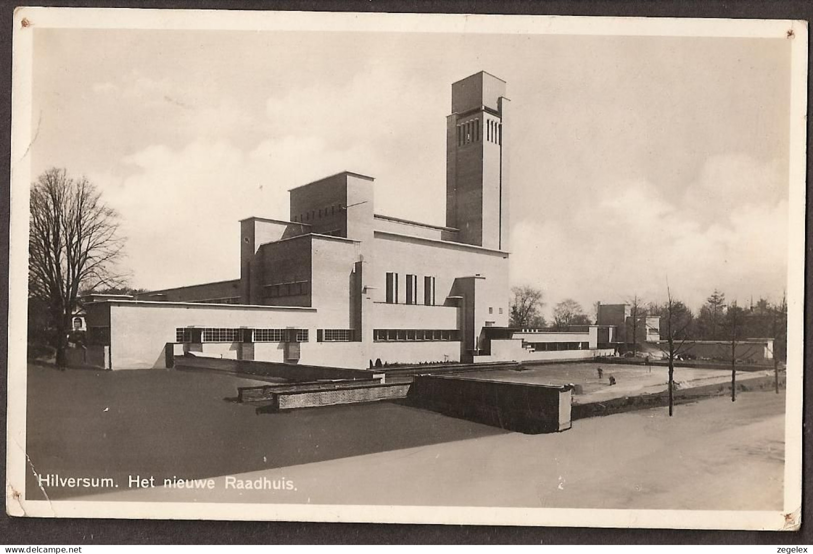 Hilversum - Het Nieuwe Raadhuis Tijdens De Bouw - Dudok - Hilversum