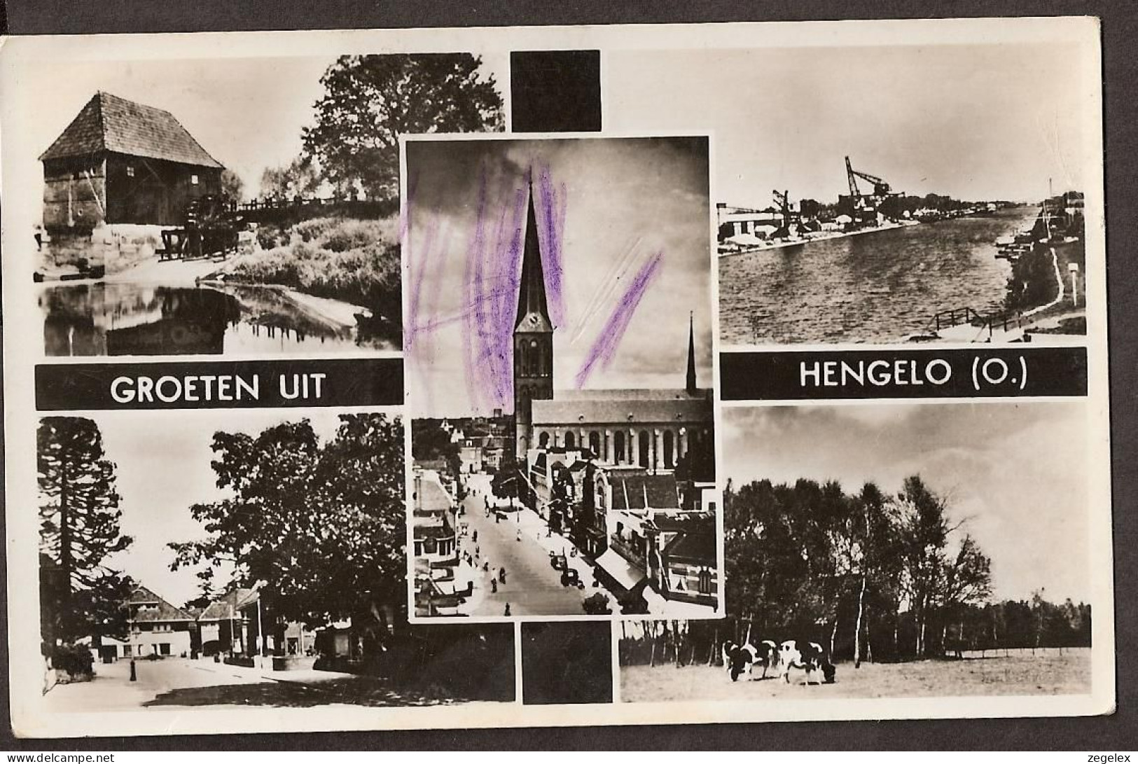 Hengelo - Groeten Uit Hengelo - 1946 - Hengelo (Ov)