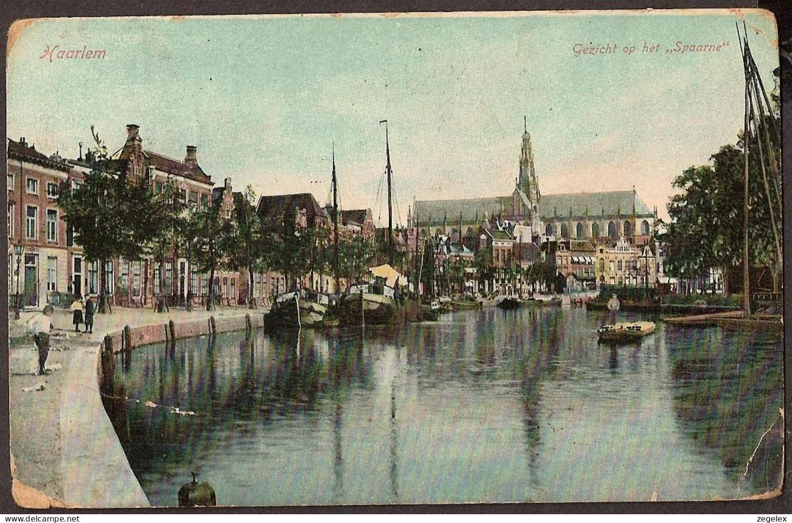 Haarlem - Spaarne Met Boten - Geanimeerd -  1910 - Haarlem