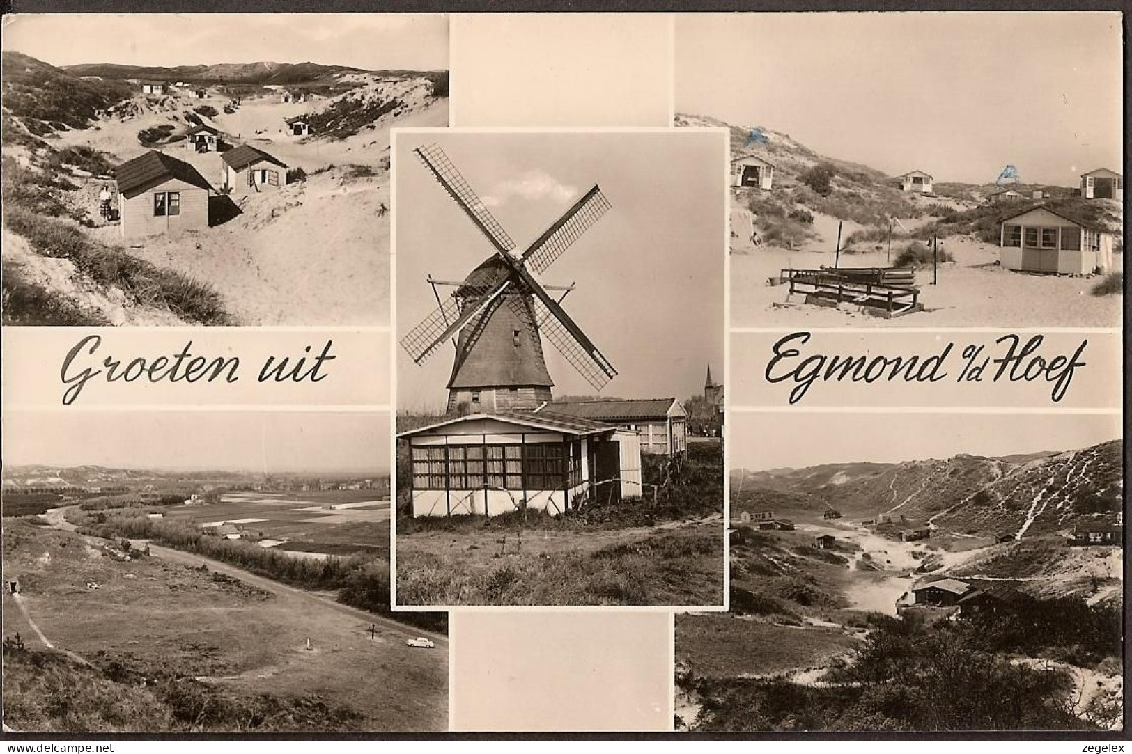 Egmond Aan De Hoef 1962 -Molen 'De Koffiemolen' - Molen, Moulin à Vent, Mühle, Windmill - Egmond Aan Zee