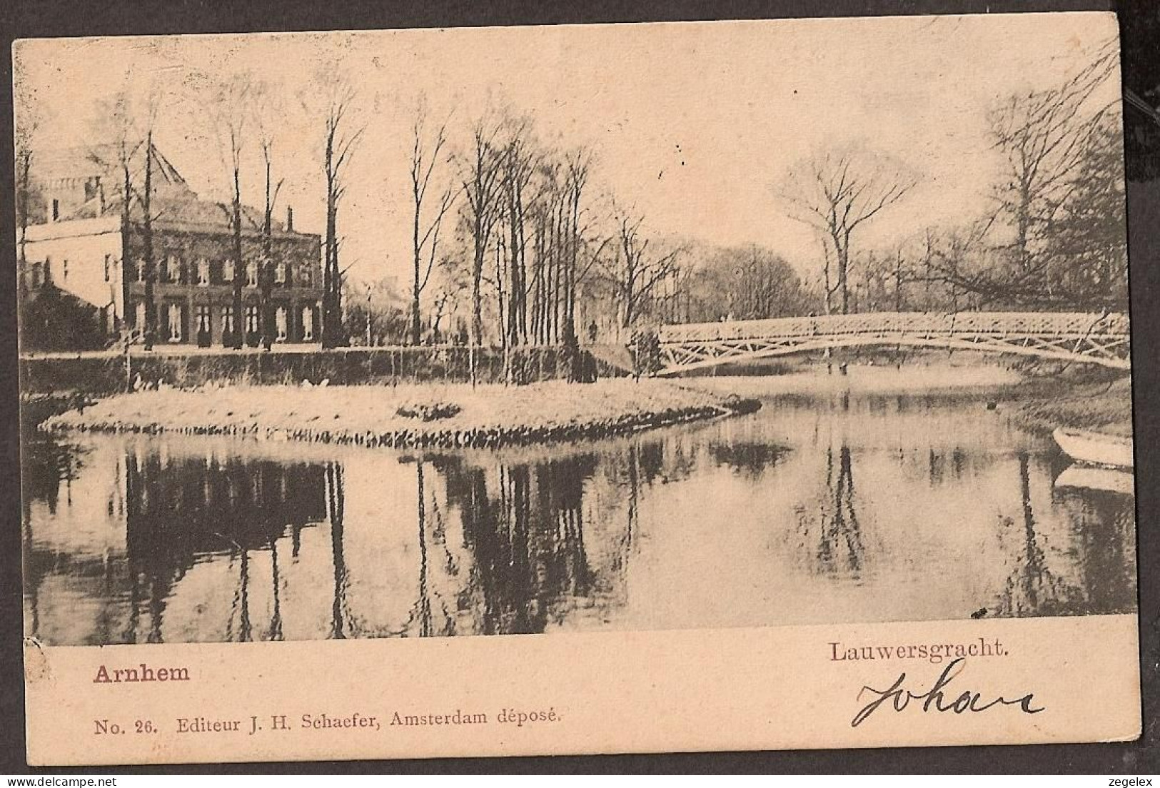 Arnhem 1904 Lauwersgracht - Uitgave Schaefer - No. 26. - Arnhem