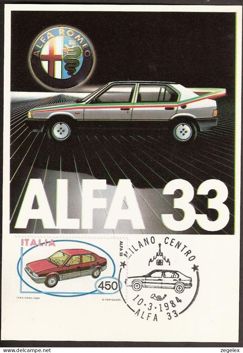 Alfa Romeo 33 -emissione Della Serie 'Costruzioni Automobilistiche Italiane' Car - Auto's