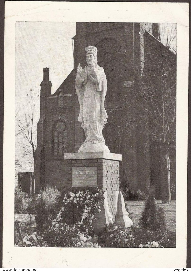 Zaandam, Christus Koningsbeeld R.K.Kerk 't Kalf 160 Te Zaandam - 1955 - Zaandam