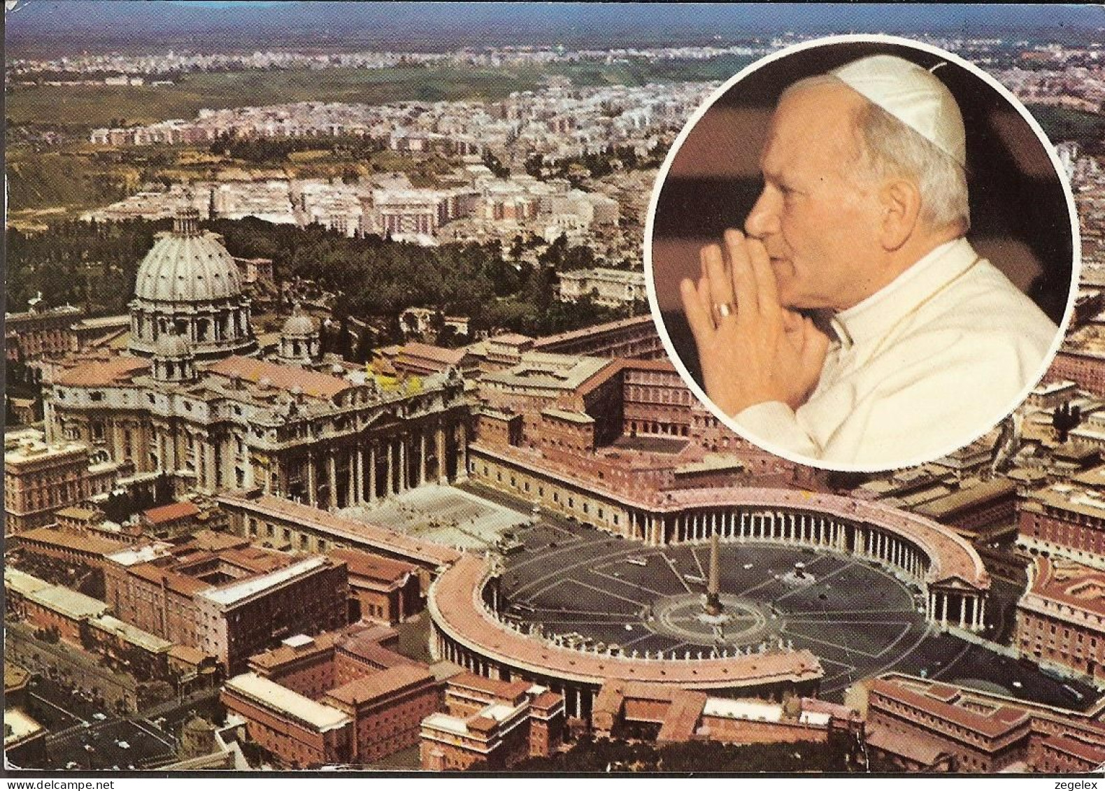 Piazza E Basilica Di S. Pietro. Pope - San Pietro