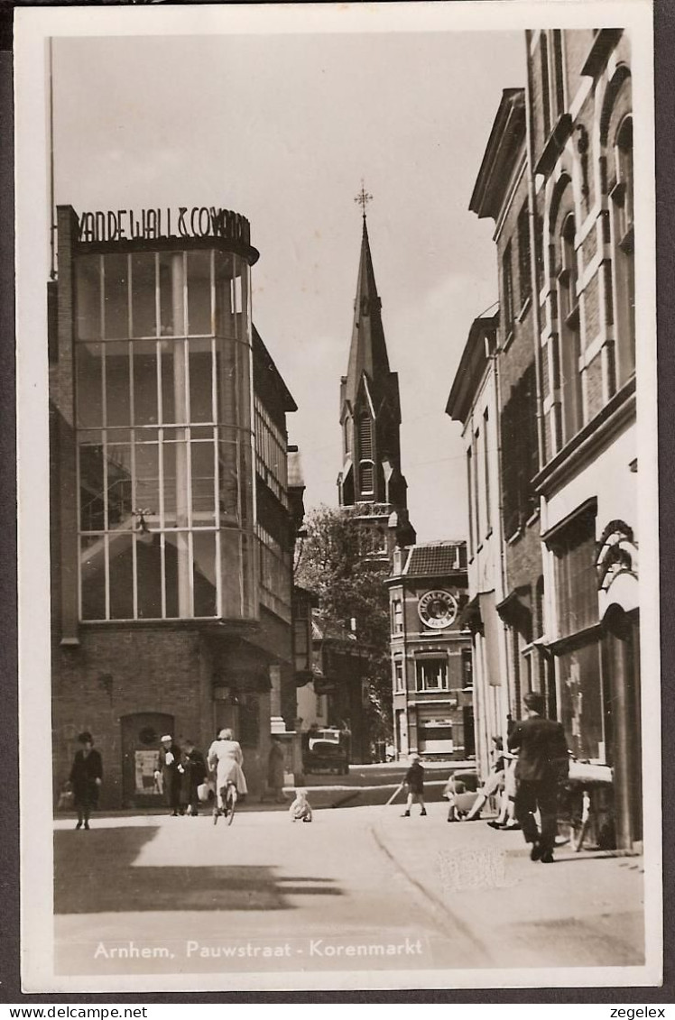 Arnhem - Pauwstraat -  Korenmarkt 1953 - Arnhem