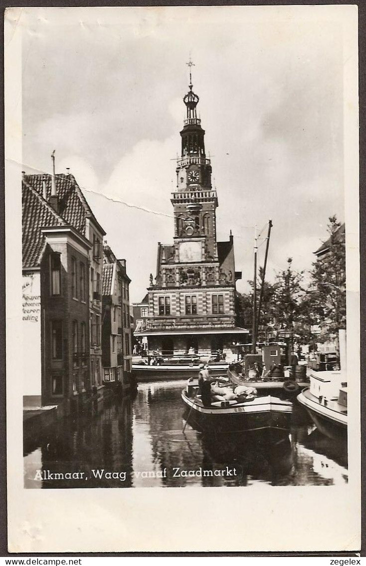 Alkmaar - Waag Vanaf De Zaadmarkt - 1964 - Alkmaar