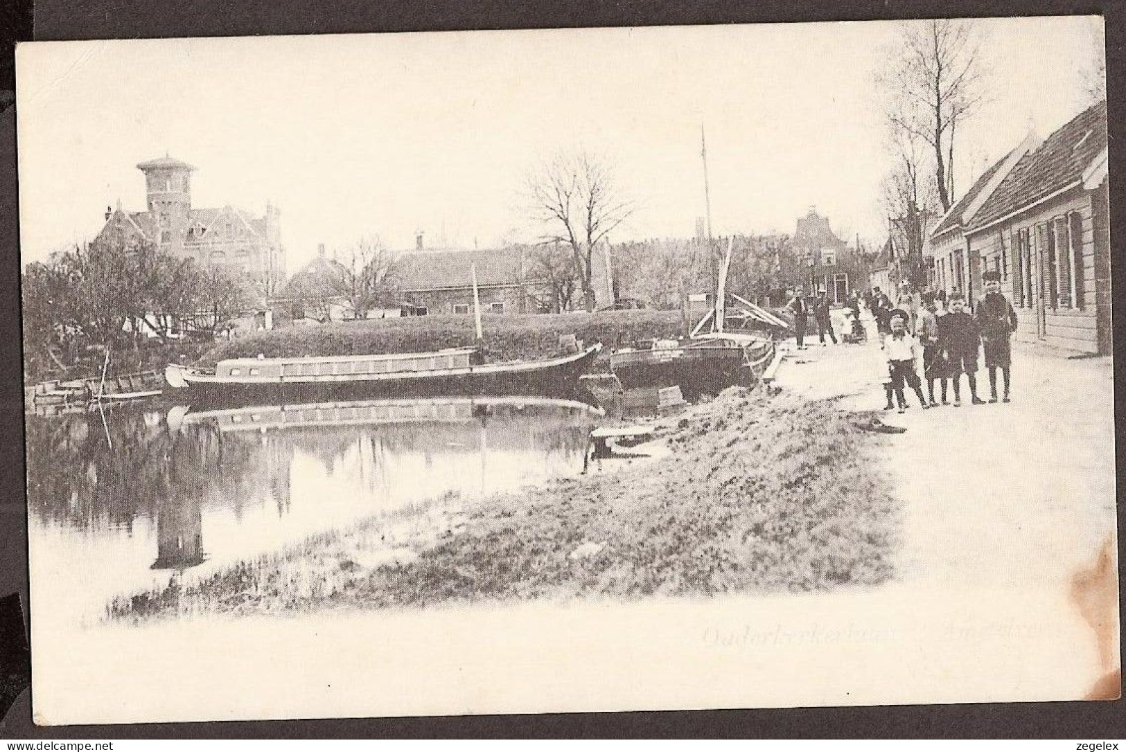 Amstelveen, Ouderkerklaan - Straatbeeld Rond 1900 (oude REPRINT) - Amstelveen