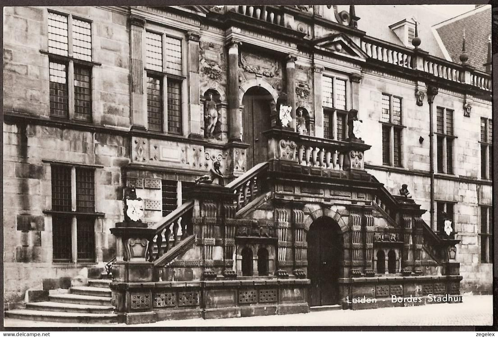 Leiden - Stadhuis Bordes -1968 - Stempel: 3 Oktober Feesten Leiden (Leiden's Ontzet) - Leiden