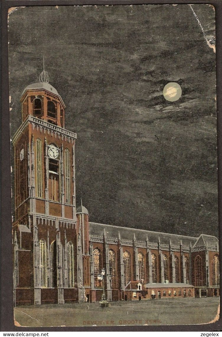 Deventer - Groote Kerk 1921  - Deventer