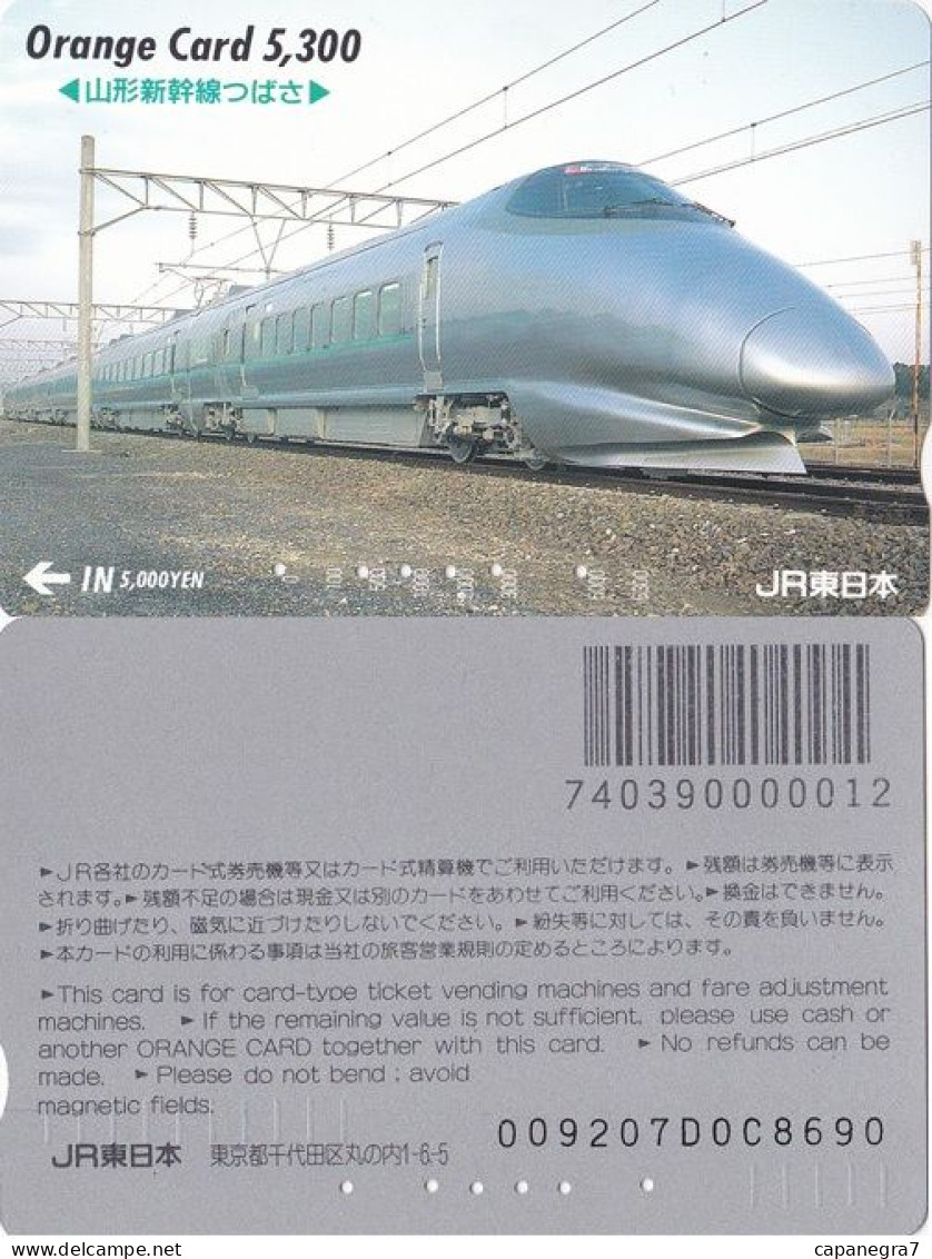 Train, Orange Card, Train Ticket, Japan - Japan