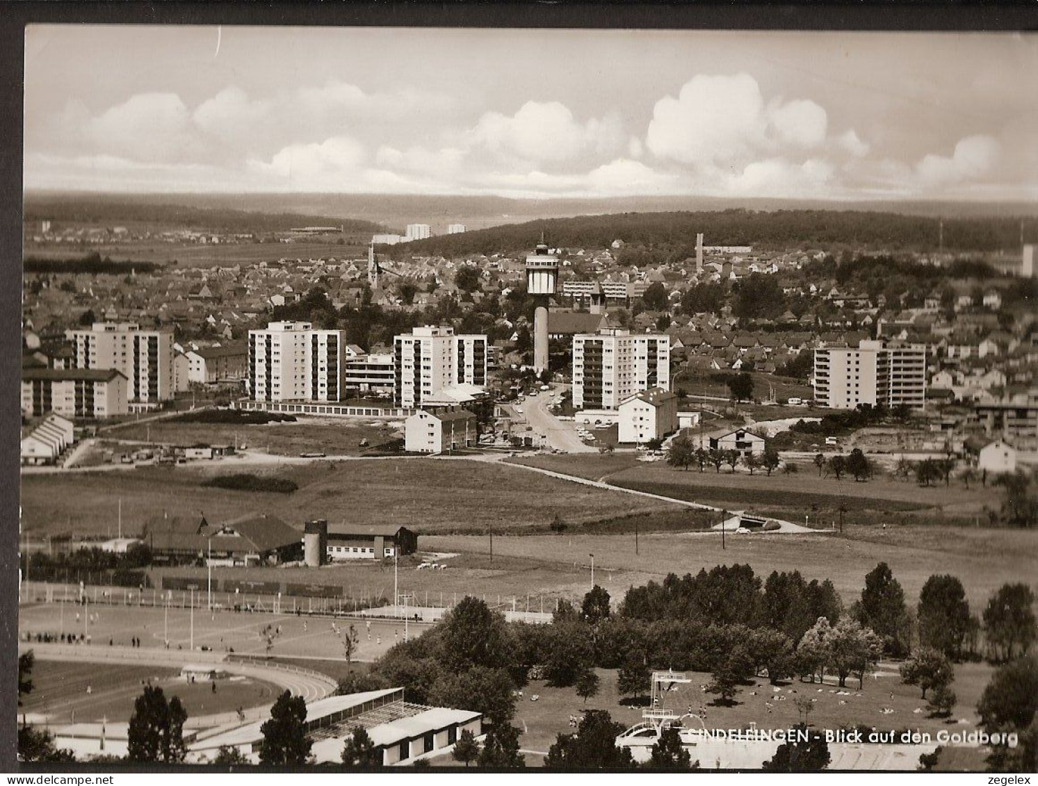 Sindelfingen - Blick Auf Den Goldberg - 1966 - Sindelfingen