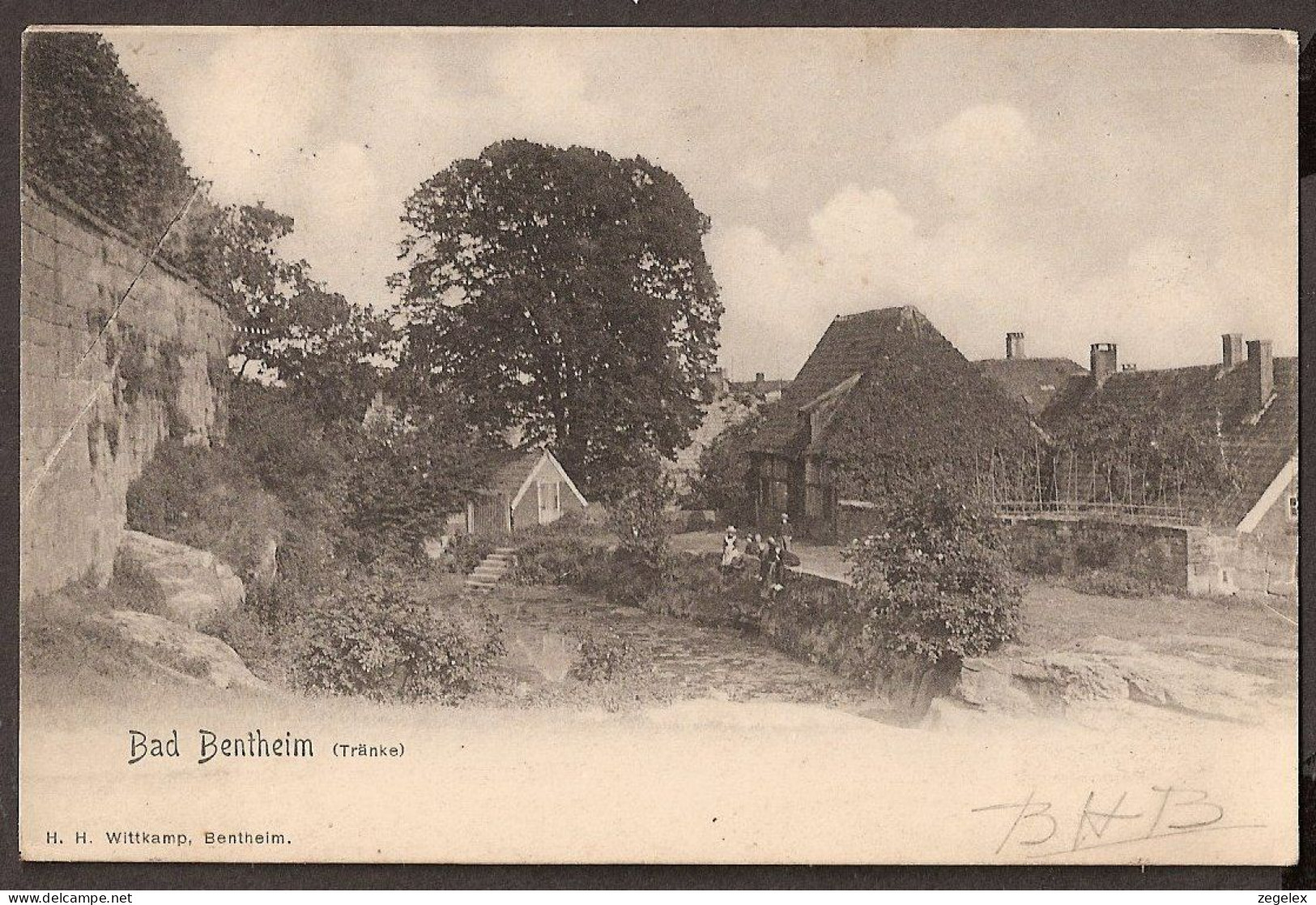 Bad Bentheim - Tränke - Animiert, Bauernhof - 1903 (Nur Mit Bleistift Beschrieben) - Bad Bentheim