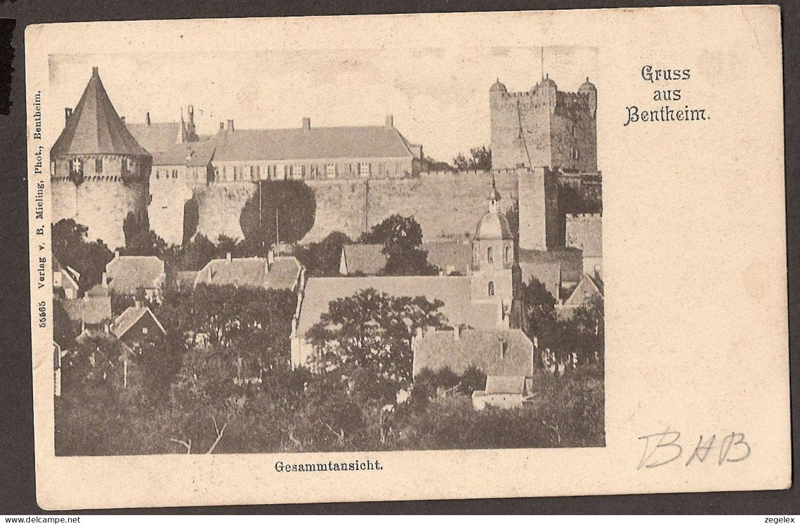 Bentheim - Around 1900 (Nur Mit Bleistift Beschrieben) - Bad Bentheim