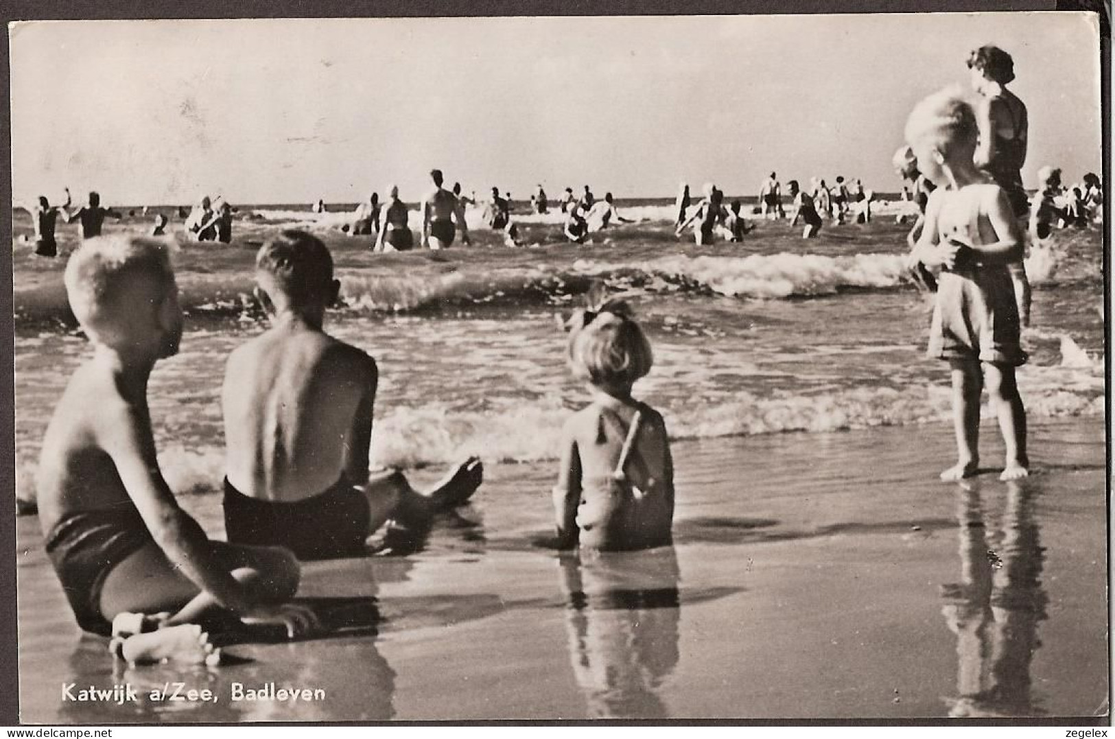 Katwijk Aan Zee - Strandleven In 1956 - Katwijk (aan Zee)