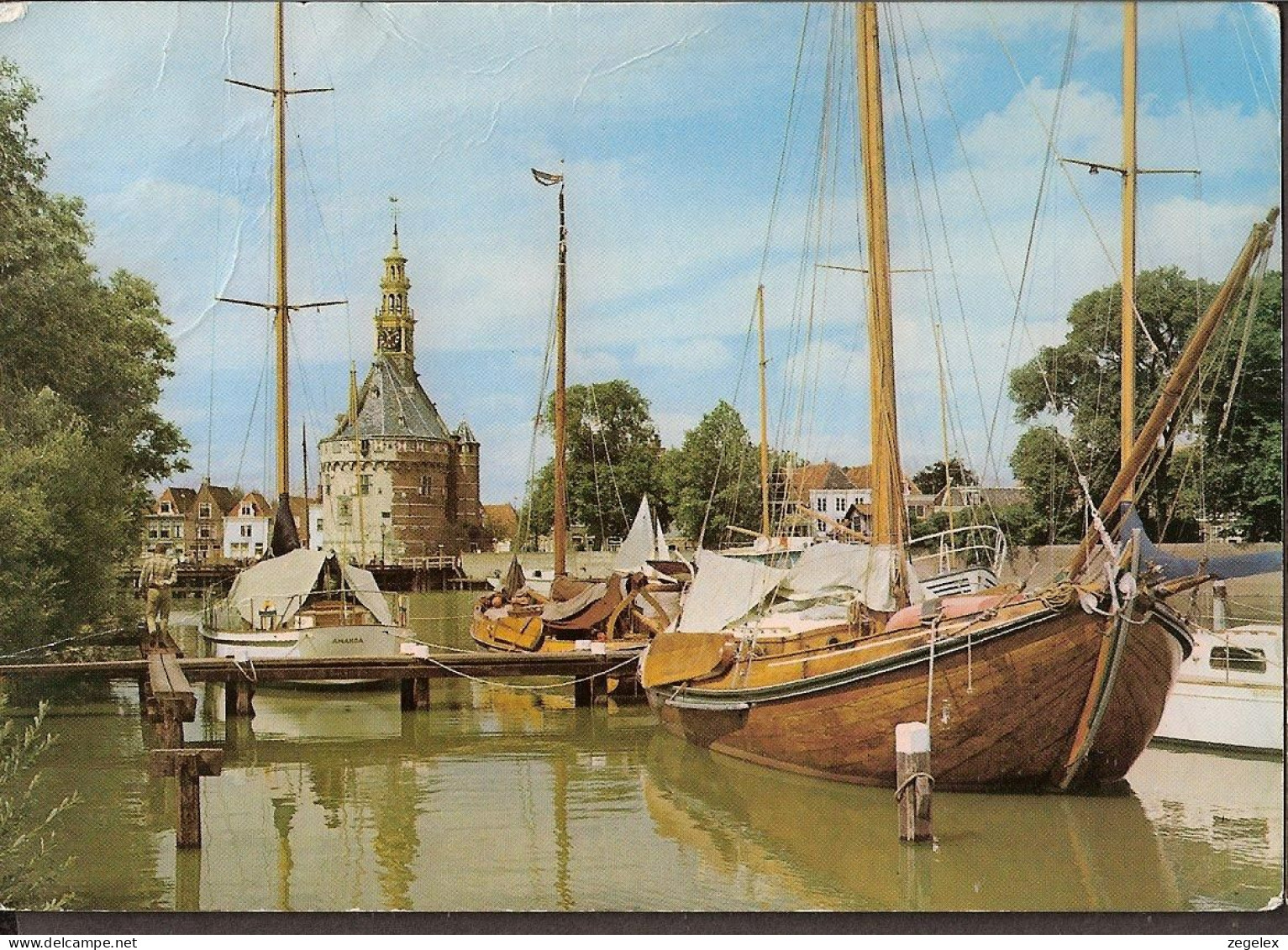 Hoorn - Jachthaven Met Hoofdtoren (anno 1532)  - Hoorn