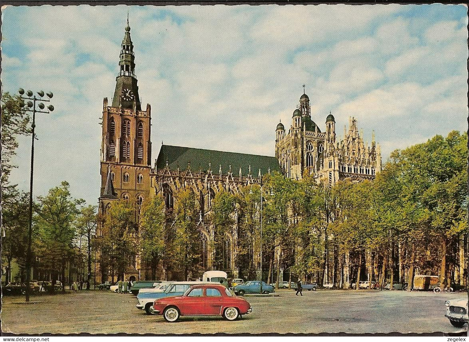 S Hertogenbosch -  Basiliek St. Jan - Straatbeeld Rond 1960 - 's-Hertogenbosch