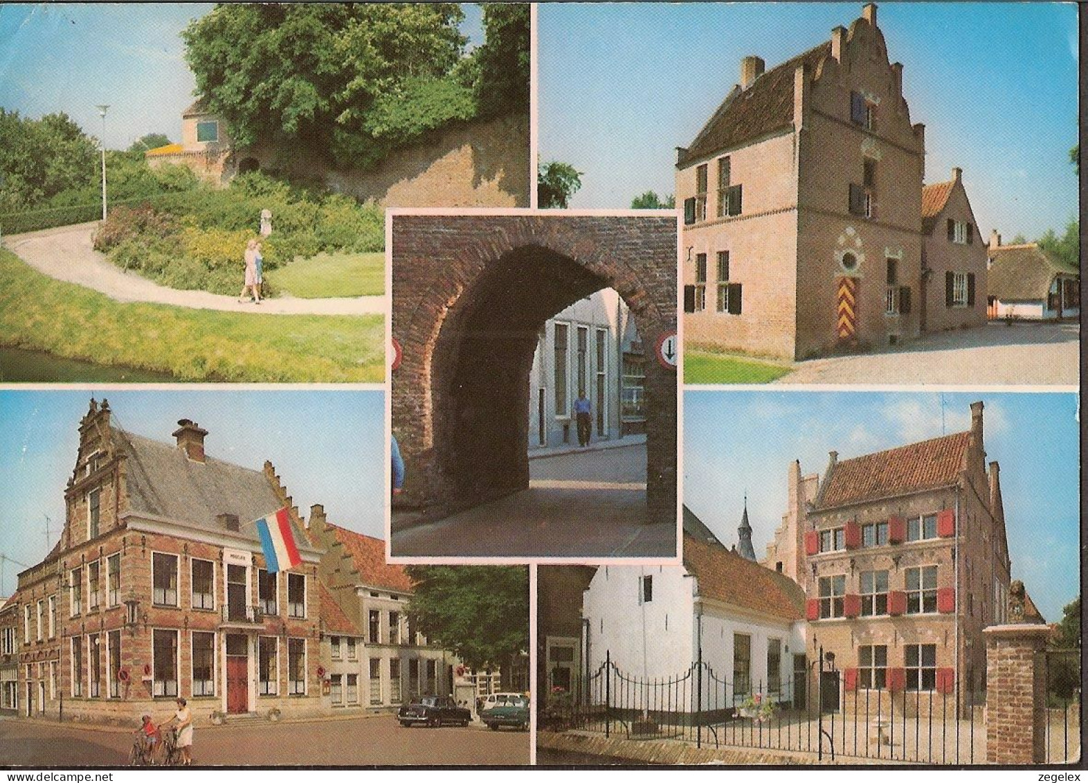 Hattem - Stadsmuur - Stadhuis - Olde Spyker - Tinne Rond 1960 - Hattem