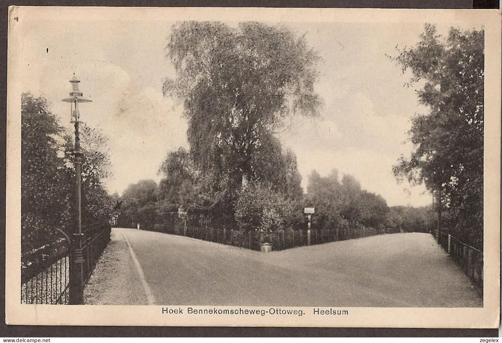 Heelsum (Gemeente Renkum) - Hoek Bennekomscheweg-Ottoweg Rond 1928 - Renkum