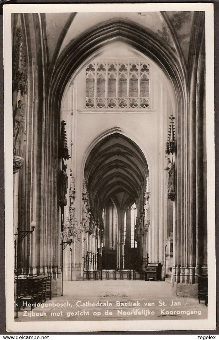 S Hertogenbosch - Basiliek St. Jan - Zijbeuk Met Gezicht Op De Noordelijke Kooromgang - 1956 - 's-Hertogenbosch