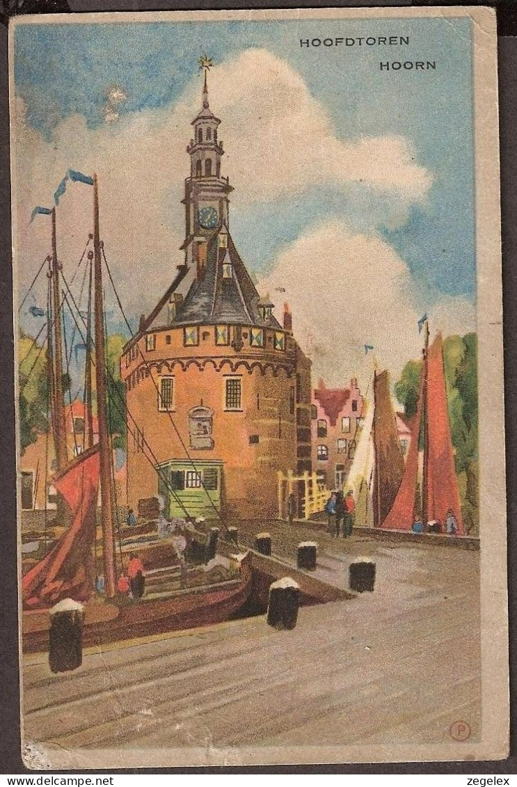 Hoorn - Hoofdtoren - Reclame "Bijloos'Hoofd Eau De Cologne" 30ct Per Fles. - Hoorn