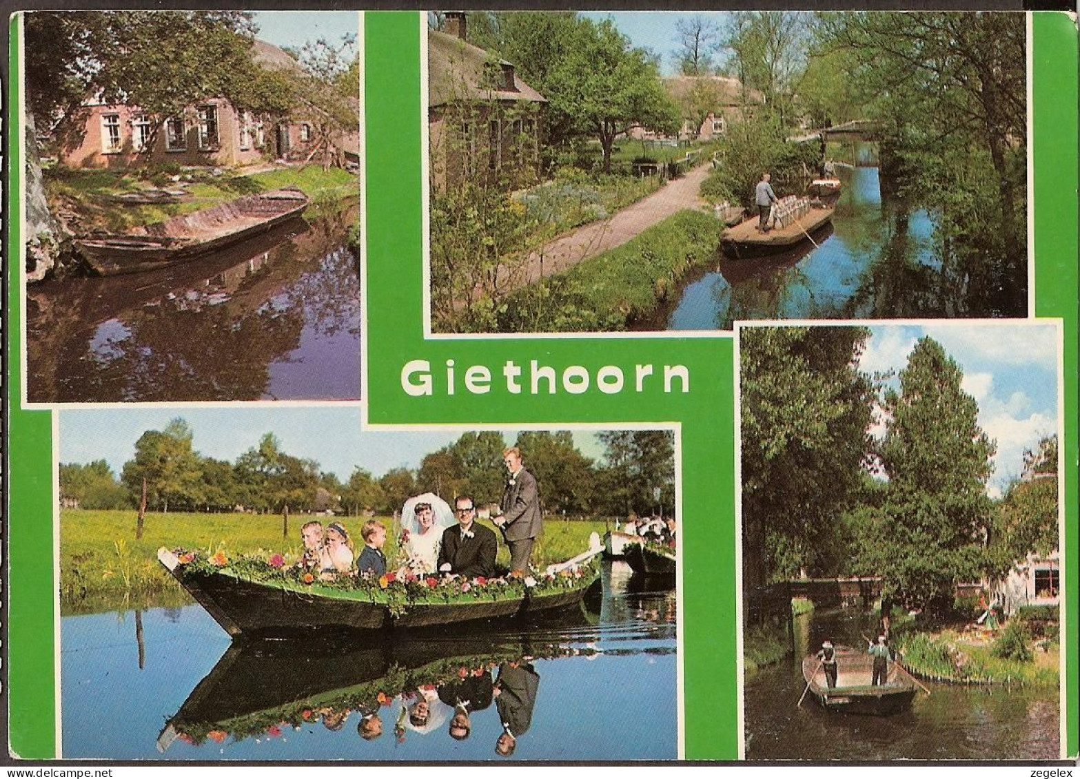 Giethoorn - Boerderijen, Trouwerij Per Punter. -1976 - Giethoorn