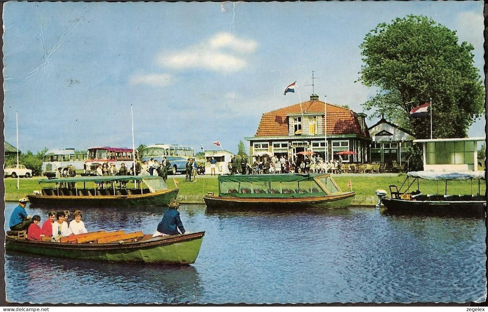 Giethoorn - Bondscafé-Restaurant "Hollands Venetië" H.Kamans - Rond 1967 - Giethoorn