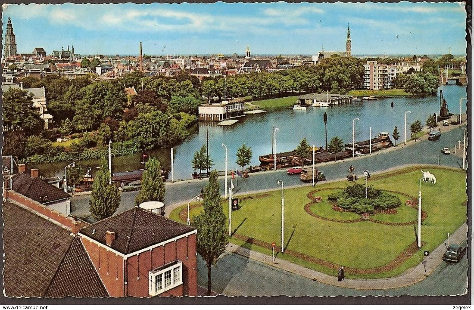 Groningen - Stationsplein Met Verbindingskanaal - 1968 - Groningen