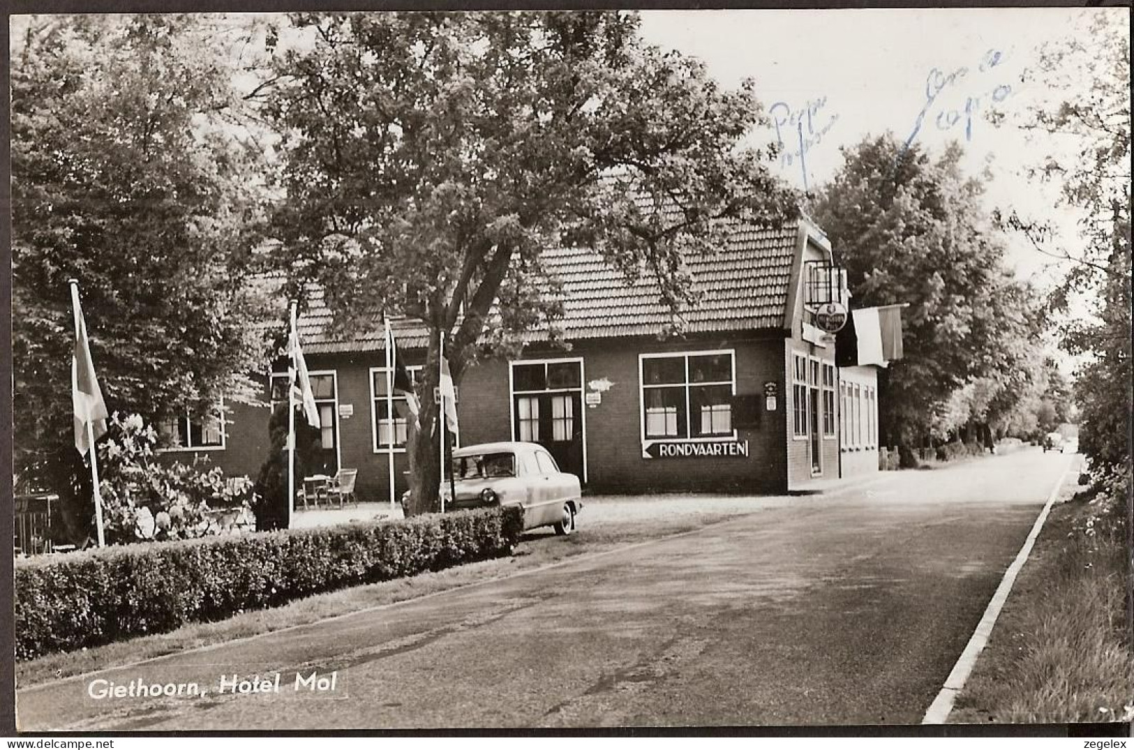 Giethoorn - Hotel Mol - "De Harmonie" Rond 1967 - Giethoorn