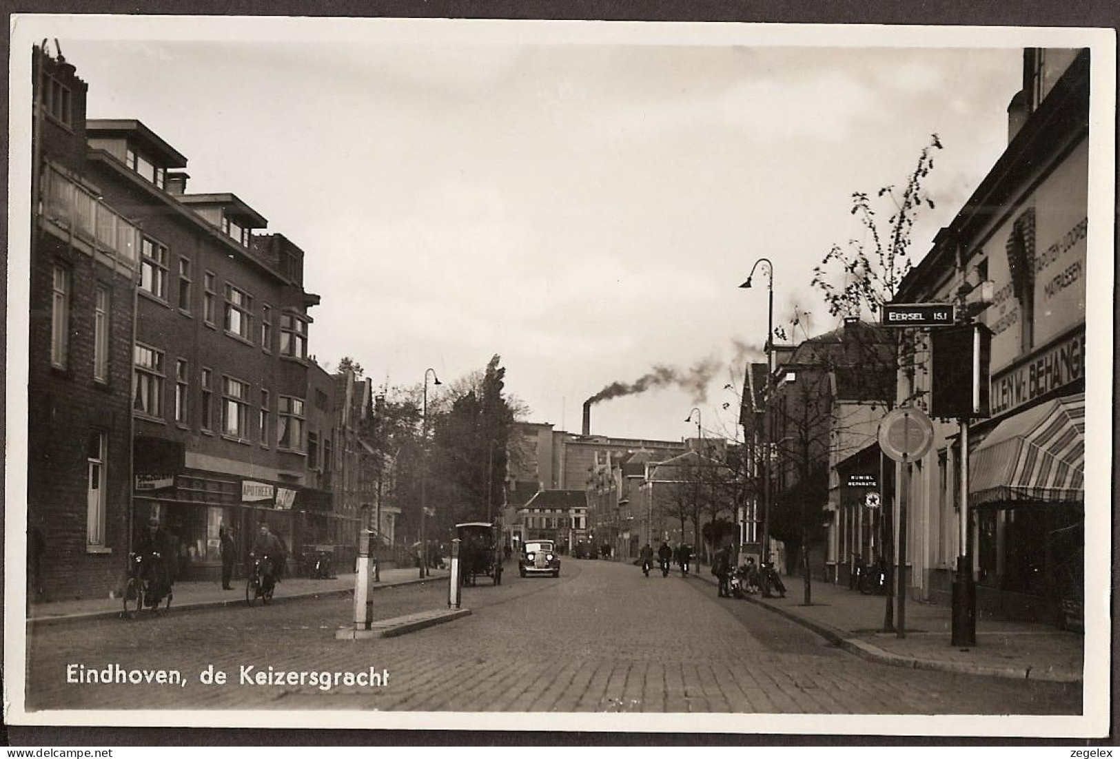 Eindhoven - De Keizersgracht - Straatbeeld Met Paard En Wagen - Eindhoven