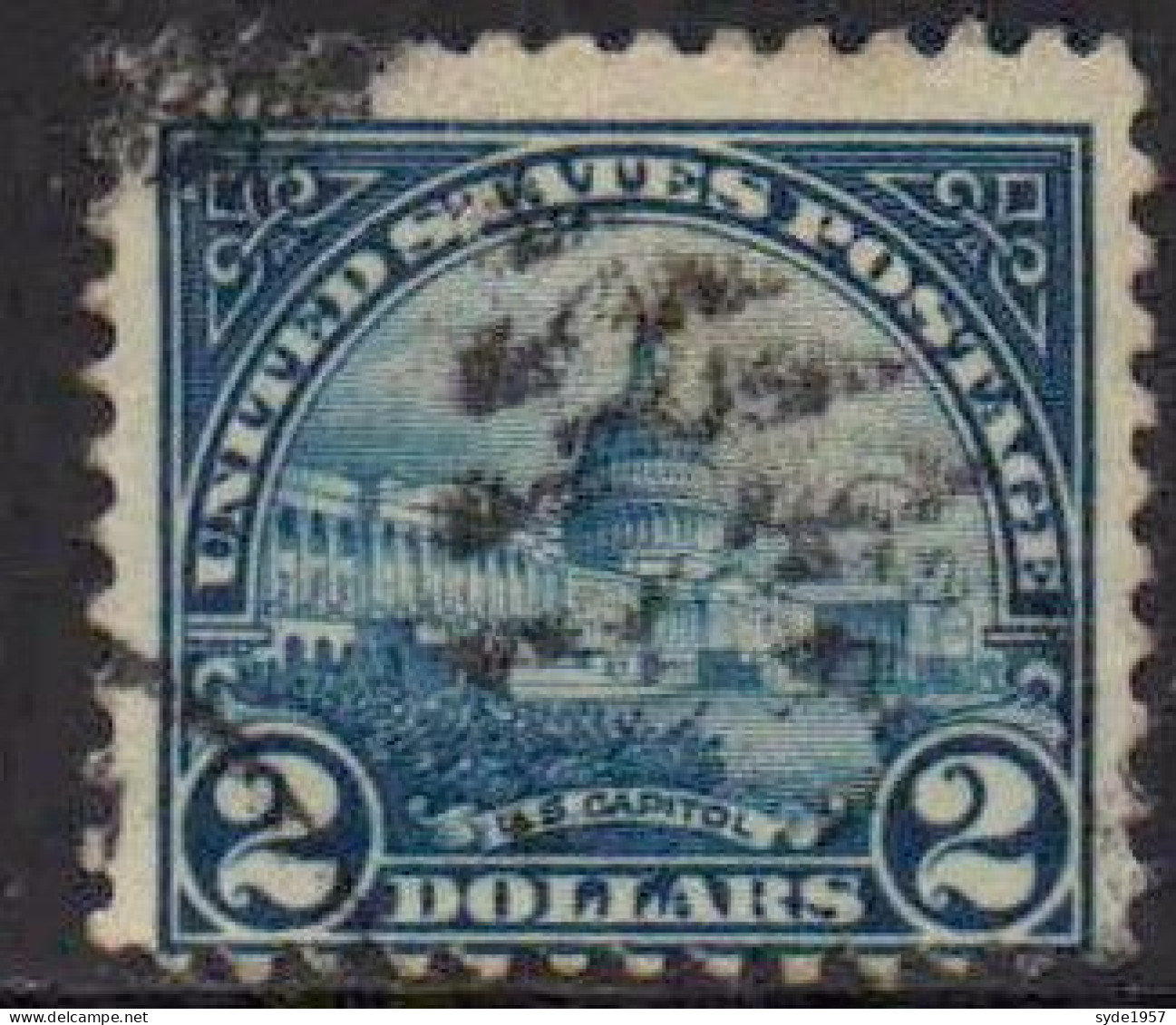 USA  1923  YT 247 Capitol Oblitérés (cote >10€) - Gebraucht