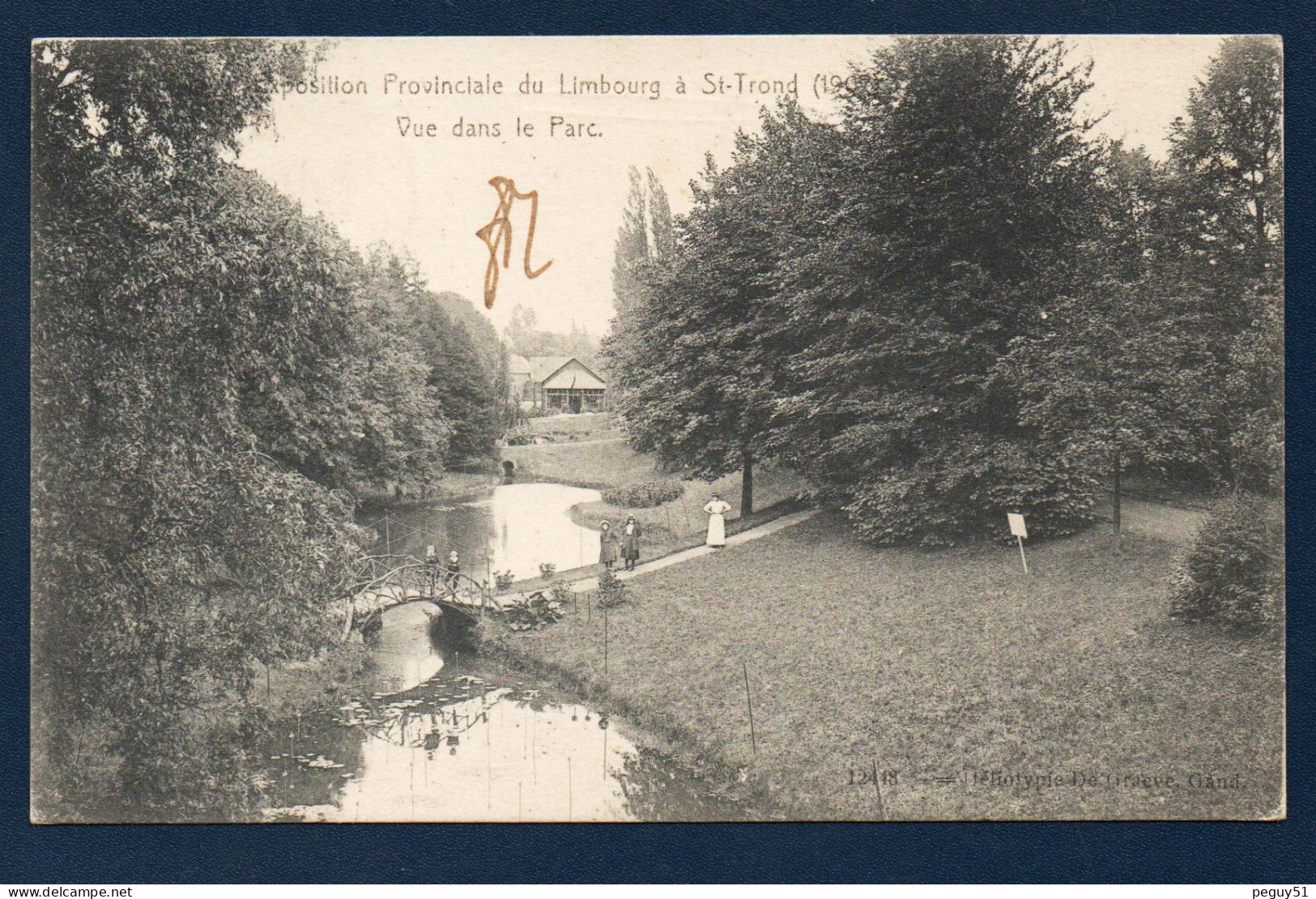 Saint-Trond. Exposition Provinciale Du Limbourg à Saint-Trond ( 29 Juin-6 Octobre 1907). Vue Dans Le Parc. 1907 - Sint-Truiden