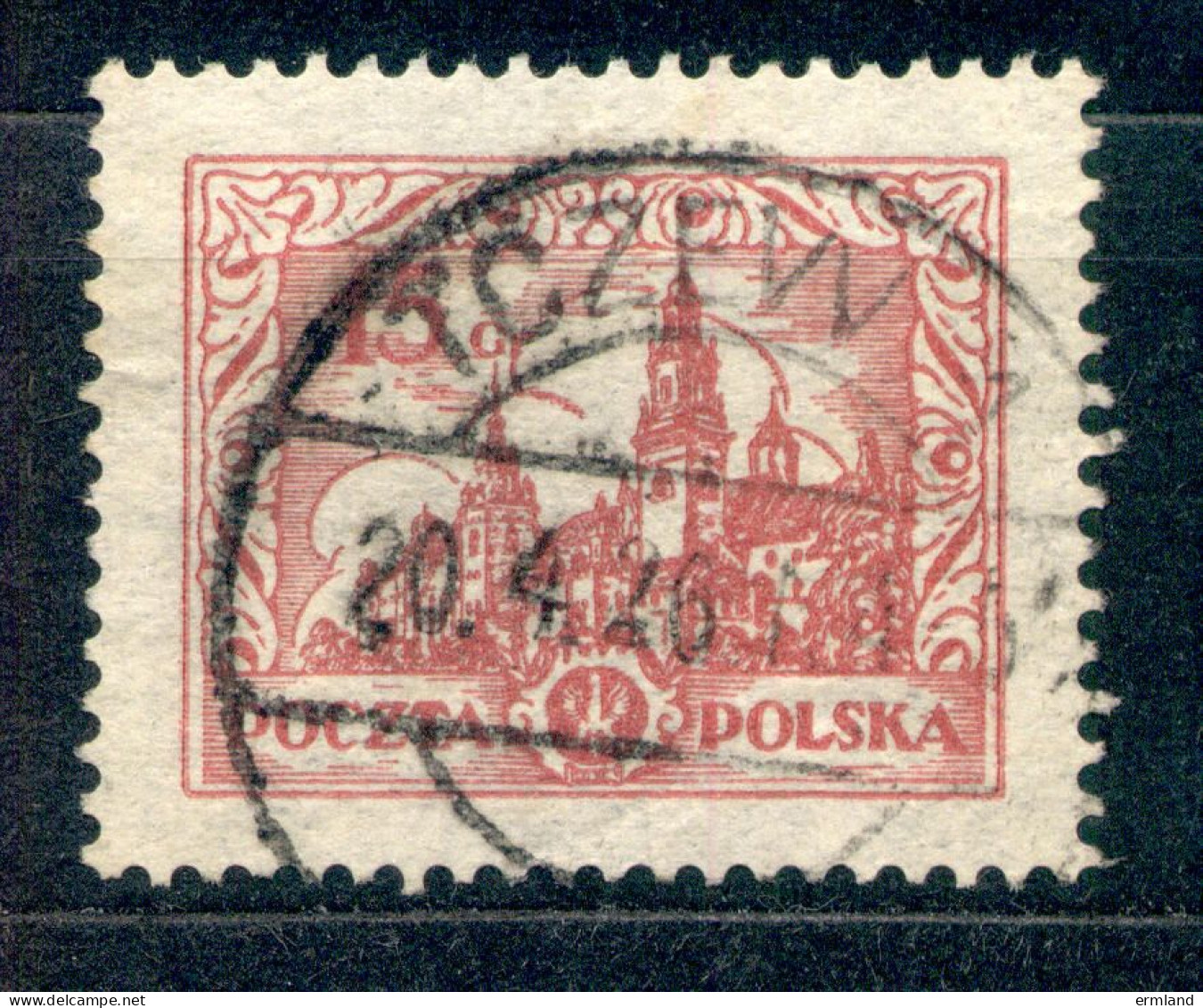 Polska Polen 1925, Michel-Nr. 238 I O TCZEW - Usati