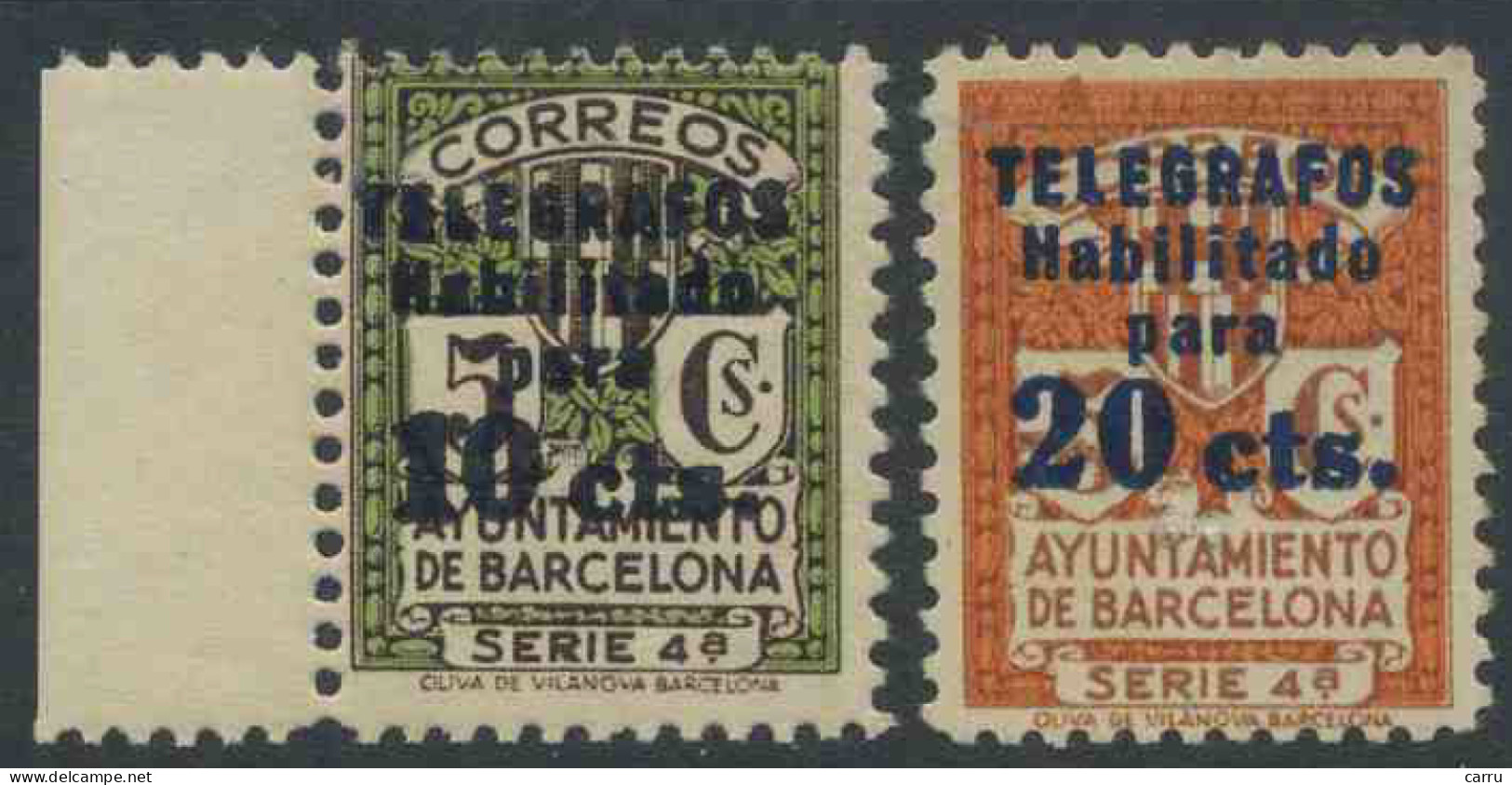 España - Barcelona - Telégrafos 1936-1938 - Barcelona